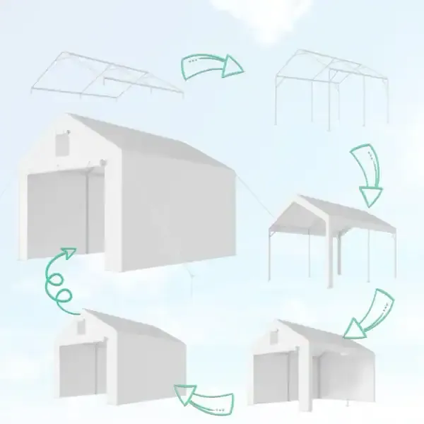 Garažni šator 3×4 m
