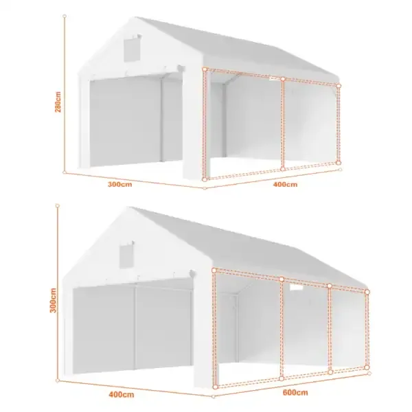 Garažni šator 4×6 m