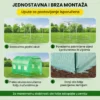 Folijski plastenik 2×3×2 m
