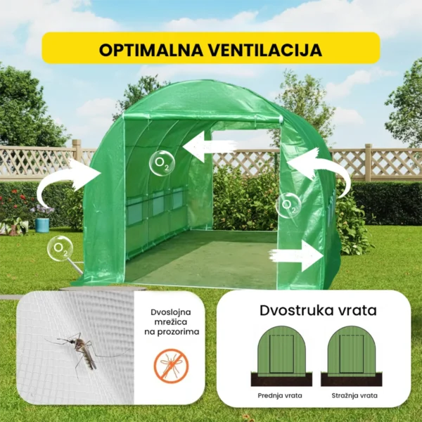 Folijski plastenik 2×3×2 m