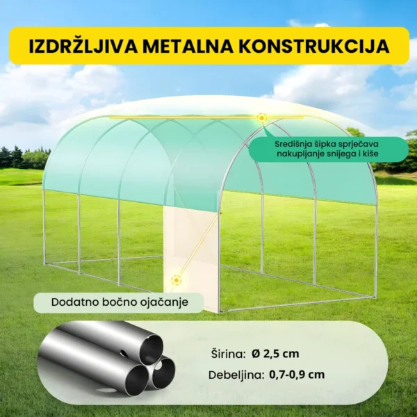plastenik_V6_2,5 x 4 x 2 Plastenik 2.5×4×2 m