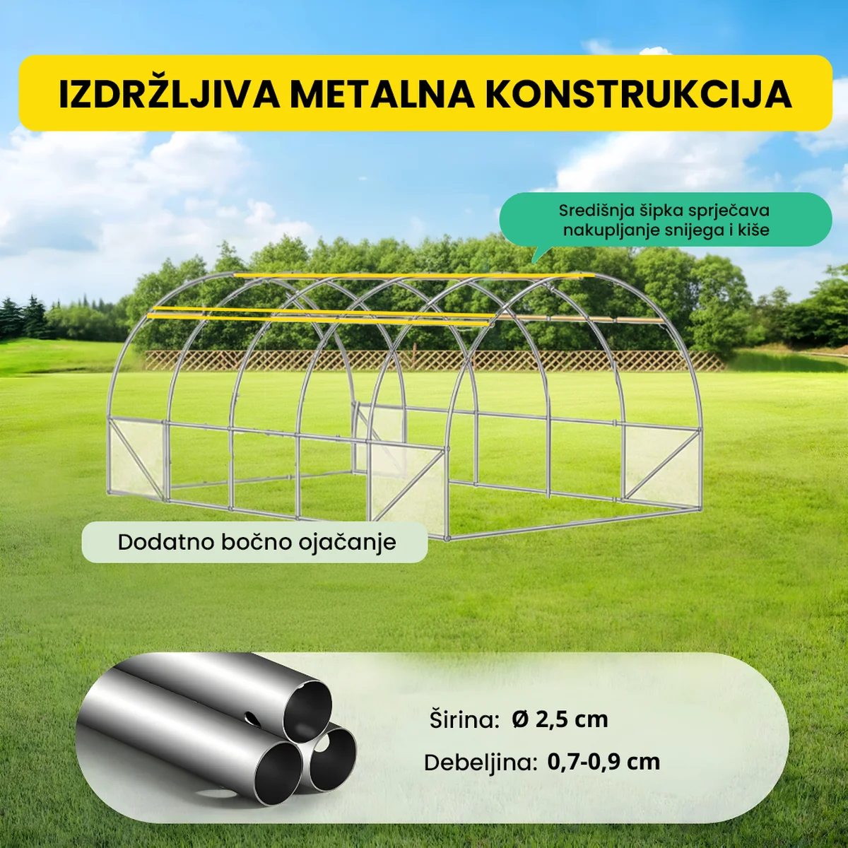 Plastenik 2.5×5×2 m