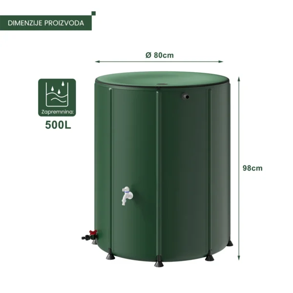 Sakupljač kišnice 500 L