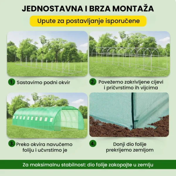 Plastenik 3×10×2 m