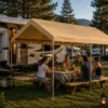 Vrtni paviljon – nadstrešak 3 x 4 m s uklonjivim stranicama (bež)