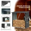 Metalna nadstrešnica za drva Premium 89 × 163 × 154 cm (1,5 m²)