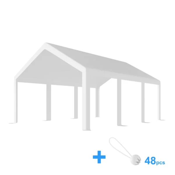 zamjenska-krovna-cerada-4x6m-1 Zamjenska krovna cerada za premium garažni šator 4×6 m | 280 g/m² PE