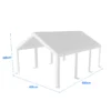 zamjenska-krovna-cerada-4x6m-2 Zamjenska krovna cerada za premium garažni šator 4×6 m | 280 g/m² PE