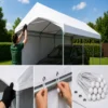 zamjenska-krovna-cerada-4x6m-3 Zamjenska krovna cerada za premium garažni šator 4×6 m | 280 g/m² PE